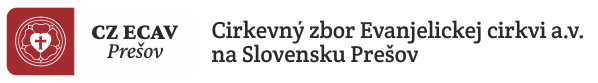 Cirkevný zbor Evanjelickej cirkvi augsburského vyznania na Slovensku Prešov Logo